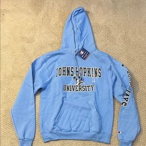 *NWT* Champion Light Blue Johns Hopkins University Hoodie